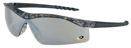 MOSSY OAK SAFETY GLASSES CAMO/SILVER MIRROR FREE SHIPPING 2 CASES INCL