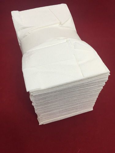 NEW CASE OF 100 GRAHAM MEDICAL White Drape Sheets 36&#034;x60&#034; 2-Ply 309 Fanfold