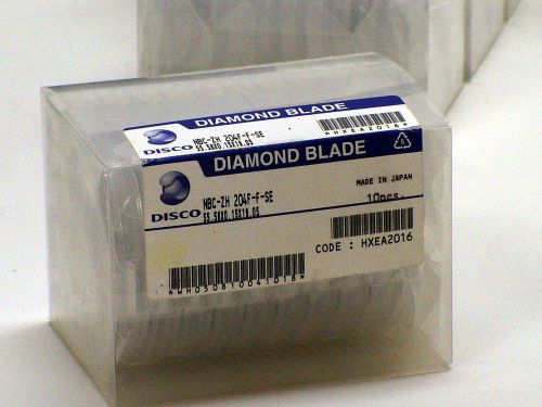 Disco Blades NBC-ZH- 204F-F-SE Set of 10 New Old Stock Silicon GaAs SiC Wafer