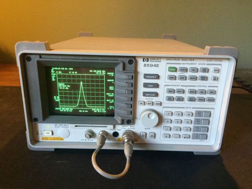 Hp 8594E Perfect 9kHZ- 2.9 Ghz CALIBRATED With Certificate