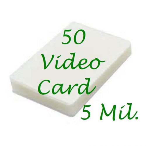 (50) 4-1/4 x 6-1/4 Laminating Pouches Sheets Photo Index Card  5ml