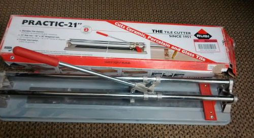 Rubi Practic-21 Tile Cutter - Cuts Ceramic, Porcelain, and Glass Tile