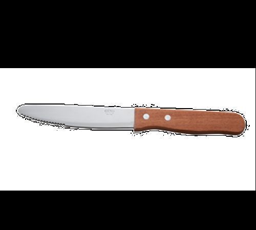 Winco kb-15w jumbo steak knife 5&#034; heavy duty blade round edge - case of 300 for sale