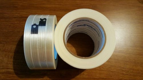 12 rolls 1/2&#034; x 60 yards filament reinforced strapping tape new.