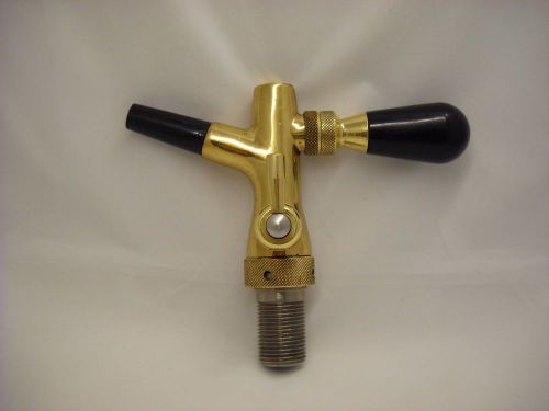 CELLI Beer Faucet Tap with Compensator in Gold Plated Brass