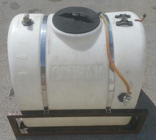OLDHAM - 100 Gallon Plastic Storage Tank - With Metal Frame