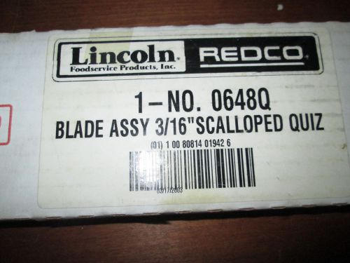 LINCOLN REDCO 1-NO.0648Q BLADE ASSY 3/16&#034; SCALLOPED BLADE