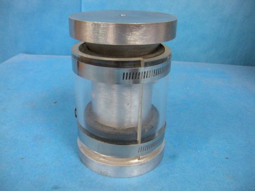 Soils Lab Aluminum Compression Calibration Cylinder 4&#034; x 6&#034;