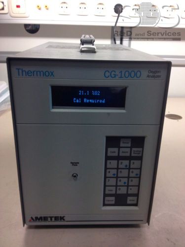 Ametek thermox cg-1000 oxygen analyzer for sale