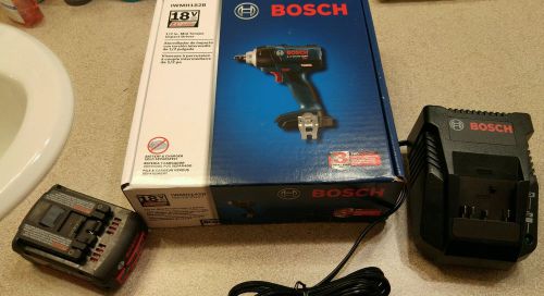 Bosch 18V Cordless 1/2&#034; Impact Wrench IWMH182 ALSO BAT622 Battery &amp; Charger NEW