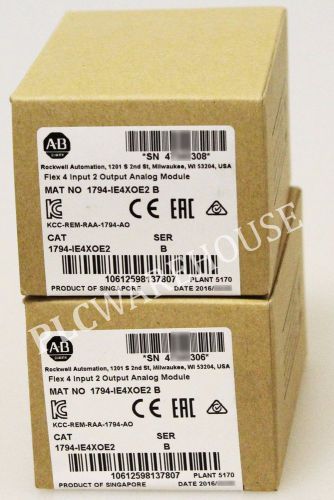 2016 new factory sealed allen bradley 1794-ie4xoe2 2015 flex i/o analog module for sale