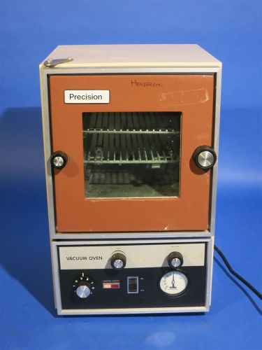 Precision thelco scientific vacuum oven 120v 12x8x8&#034; chamber model 19 200c max t for sale