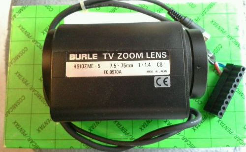 BURLE Cosmicar Pentax TV Zoom Lens 7.5mm - 75mm 1:1.4 TC9970A