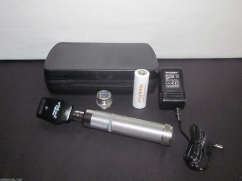Genuine WELCH ALLYN Coaxial OPHTHALMOSCOPE HEAD AND RECHARGEABLE