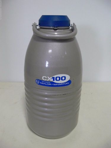 Taylor wharton cx100b-11m cryogenic liquid nitrogen tank dewar 4.1 liter for sale