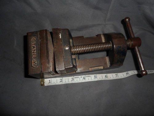 Nice  STANLEY 3&#034; Wide Jaw VISE MACHINIST MILLING DRILL PRESS LATHE TOOL with die