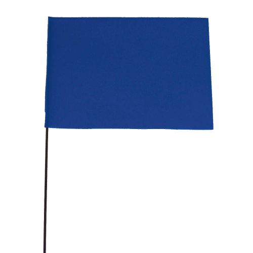 3JVT6 Marking Flag, Blue, Blank, Vinyl, PK100, NEW, FREE SHIPPING, @2B@
