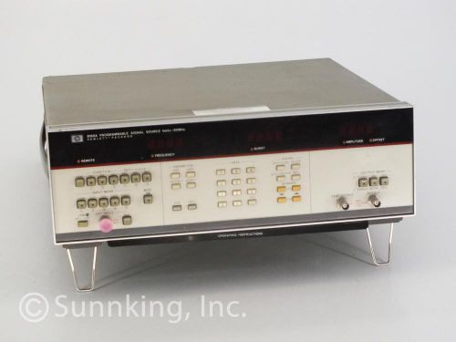 HP 8165A Programmable Signal Source 1mHz-50MHz, Hewlett Packard