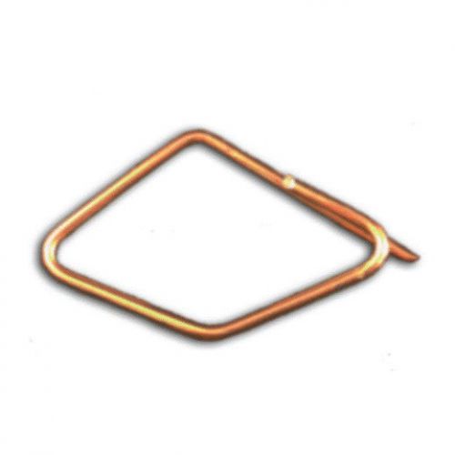 Copper/steel 17 Gauge Deadlocks , Tags,Diamond shape semi-blunt point ,1,000 -