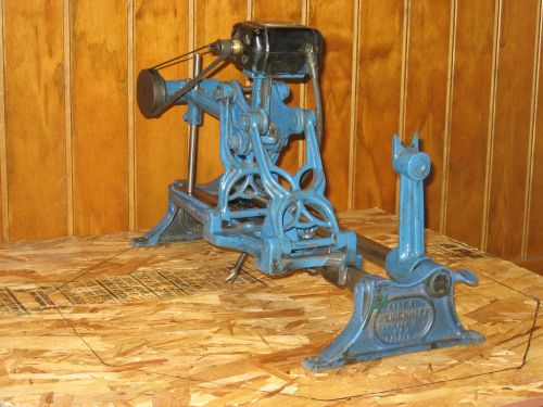 Antique Automotive Starter Generator Armature Cutter Tool Lathe ~ Ornate Iron