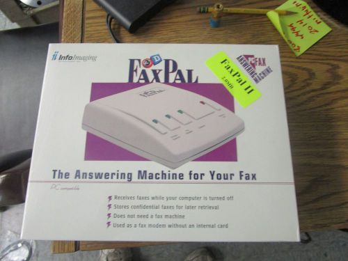 InfoImaging FaxPal II.  3D A Answering Machine for Fax.  Sealed New Old Stock &lt;