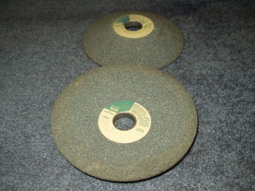 One Pair of Bay State 8 x 1 1/4 x 1 1/4 Diished Grinding Wheel  ( 8A 461 J8 V23)