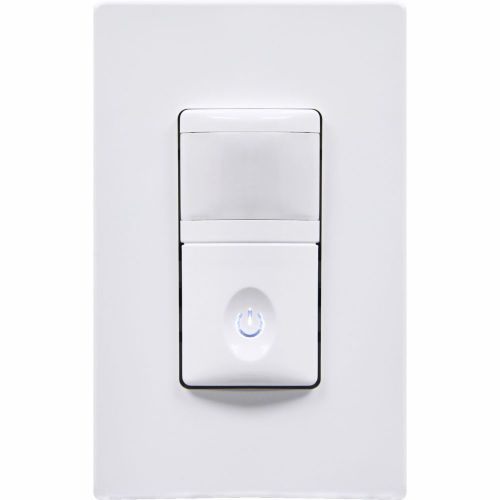 Enerlites HMOS LED PIR Motion Sensor Automatic Light Switch Auto On/Off 2-In-1