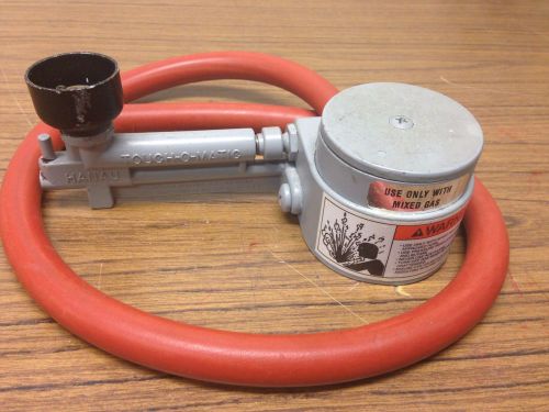 *Hanau Touch O Matic Bunsen Burner with hose use with Mixed GAS