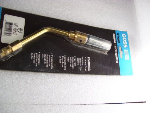 Torch tip soldering heating goss bp-3 brush flame air-propane hand tool nos for sale