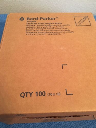 Bard-Parker #11 Surgical Stainless Steel Scalpels Box Of 8 Total Of 80