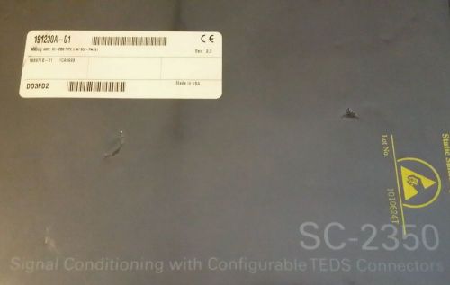 National Instruments SC-2350 SIGNL CONDITIONING W/TEDS CONNECTORS (NEW)