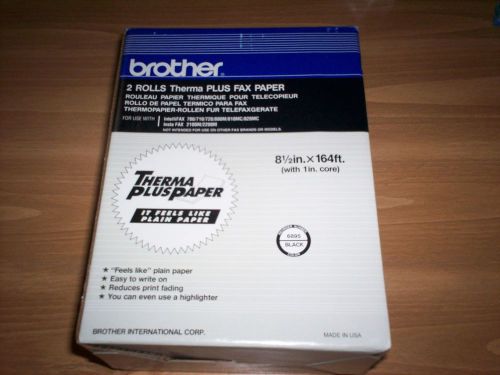 Brother Fax Paper One Roll 8.5 X 164 ft.  Easy Write Intelli Fax Insta Fax Only