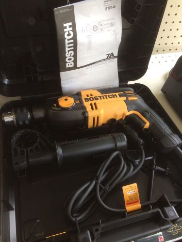 Bostitch BTE140 K 1/2&#034; Hammer Drill W/case &amp; Manual!