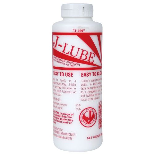 J-lube a Hand Lubricant Concentrate for Veterinarian Use Only