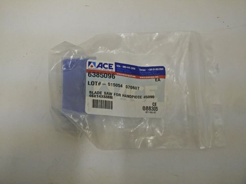 NEW Ace Surgical 6385097 Blade Saw For Handpiece #5090 46 X 14 X 10 mm