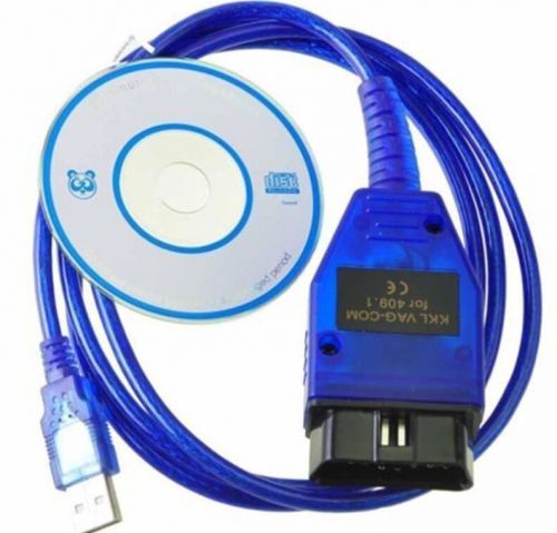 Usb kkl vag-com 409.1 cable for obdii obd2 car diagnostic scanner for sale