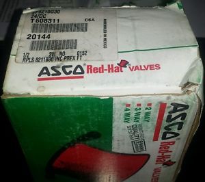ASCO Red-Hat Solenoid Valve EF8210G30 24/DC NIB