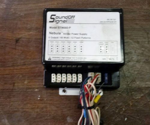 Soundoff signal etn660p 60 watt strobe light power supply for sale