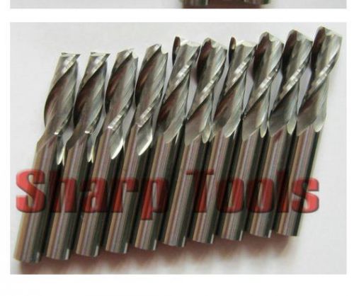 10pcs 6*15mm 2flutes sprial cutter wood cnc router bits 6mm shank for sale