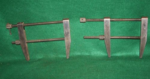 Pair (2) Vintage Machinist Parallel Clamp Vise Precision Tools Metalworking