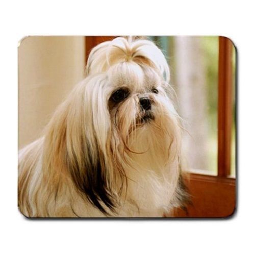 Cute Shih Tzu Puppy Puppies Dogs Pets Animal Large Mousepad Mouse Pad