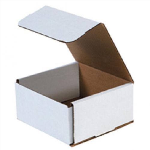 Corrugated cardboard shipping boxes mailers 6&#034; x 6&#034; x 3&#034; (bundle of 50) for sale