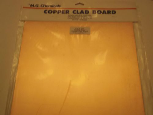 555 MG Chemical DOUBLE sided Copper clad board 12&#034; X 12&#034; thickness 1/16&#034;  QTY 1