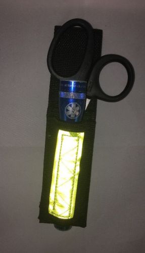 EMS, EMT, Paramedic, Rescue EMT Shear and Minilight Pouch Lime Reflective