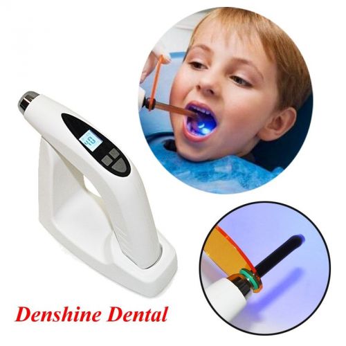 Free p&amp;p!!!  1200mw denshine dental luxury brand lcd display curing light lamp for sale