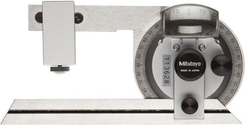 Mitutoyo 187-904, Universal Bevel Protractor, 6&#034; Blade, 5 min.Vernier Resolution