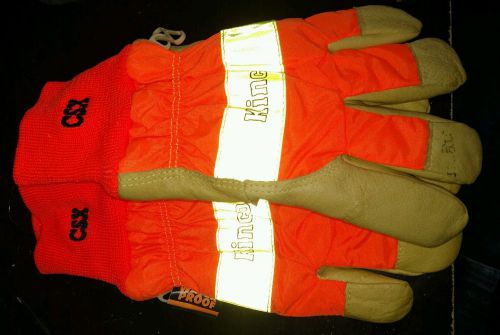 Csk kinco 1938 kwp mens hi-vis work glove waterproof pigskin leather thermal xl for sale