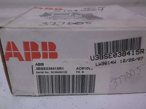 ABB 3BSE038415R1 OUTPUT MODULE ANALOG *NEW IN A BOX*