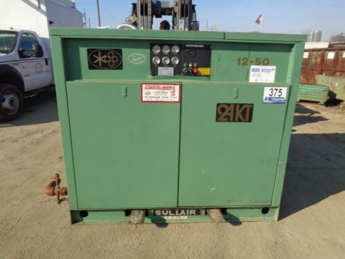 Sullair 12BS-50 H Compressor, 50 HP, 115 psig, used
