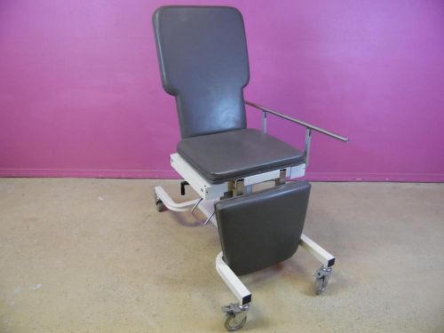 Biodex deluxe 056-605 mobile hydraulic ultrasound table chair w/ trendelenburg for sale